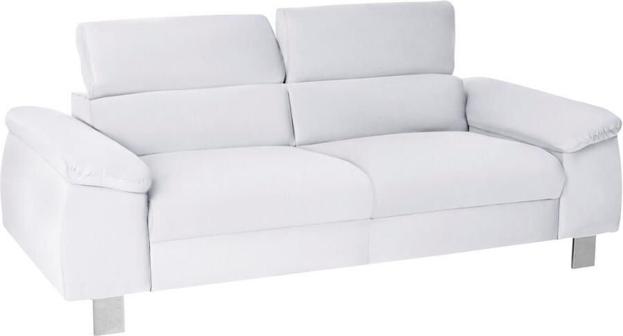 COTTA Zithoek Komaris Set bestaande uit: 3-zitsbank met hoofdverstelling & hocker (set) - Foto 5