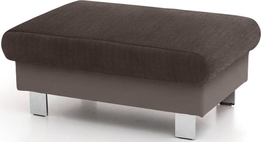 COTTA Zithoek Komaris L-vorm bestaand uit hoekbank en hocker met verstelbare hoofdsteun (set) - Foto 3