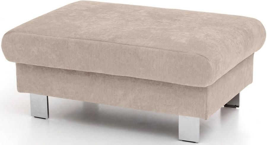 COTTA Zithoek Komaris L-vorm bestaand uit hoekbank en hocker met verstelbare hoofdsteun (set) - Foto 3