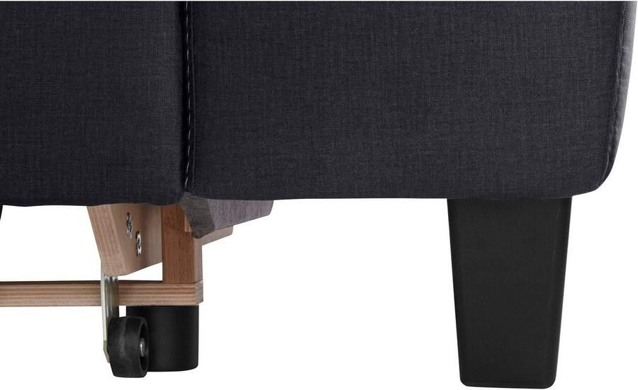 COTTA Zithoek Morven L-vorm Set bestaande uit: hoekbank met hoofdverstelling & hocker (set) - Foto 14