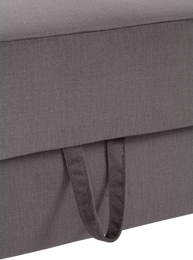 COTTA Zithoek Morven L-vorm Set bestaande uit: hoekbank met hoofdverstelling & hocker (set) - Foto 2