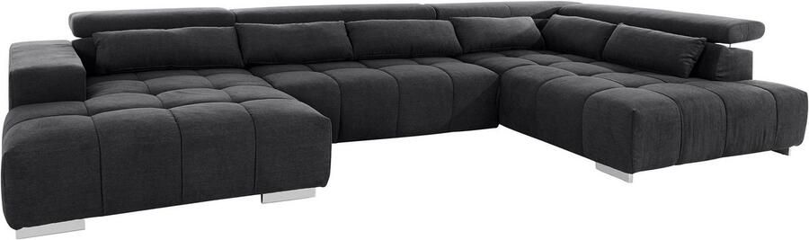 COTTA Zithoek Orion U-vorm met hoofdbordverstelling & 6 lendenkussens - Foto 7