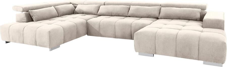 COTTA Zithoek Orion U-vorm met hoofdbordverstelling & 6 lendenkussens - Foto 7