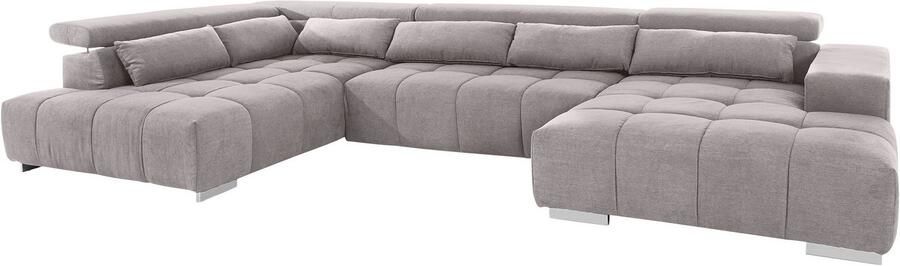 COTTA Zithoek Orion U-vorm met hoofdbordverstelling & 6 lendenkussens - Foto 7