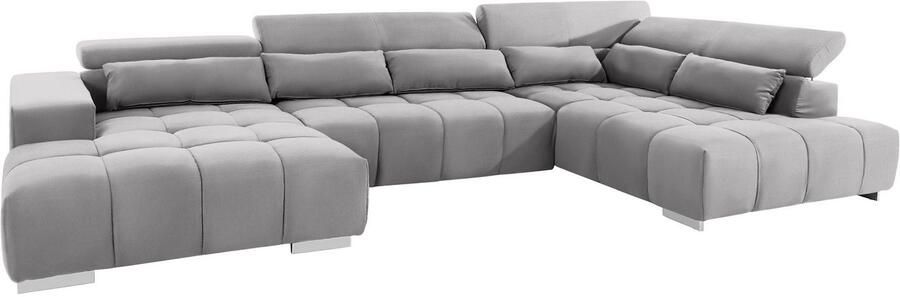 COTTA Zithoek Orion U-vorm met hoofdbordverstelling & 6 lendenkussens - Foto 7