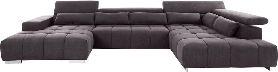 COTTA Zithoek Orion U-vorm met hoofdbordverstelling & 6 lendenkussens - Foto 8