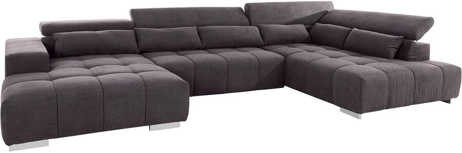 COTTA Zithoek Orion U-vorm met hoofdbordverstelling & 6 lendenkussens - Foto 7