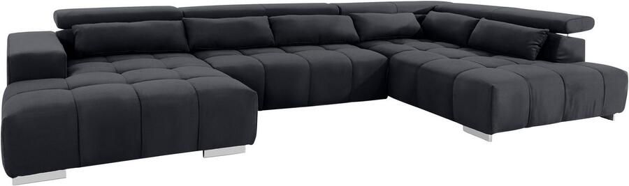 COTTA Zithoek Orion U-vorm met hoofdbordverstelling & 6 lendenkussens - Foto 7