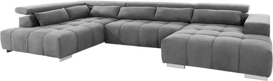 COTTA Zithoek Orion U-vorm met hoofdbordverstelling & 6 lendenkussens - Foto 7