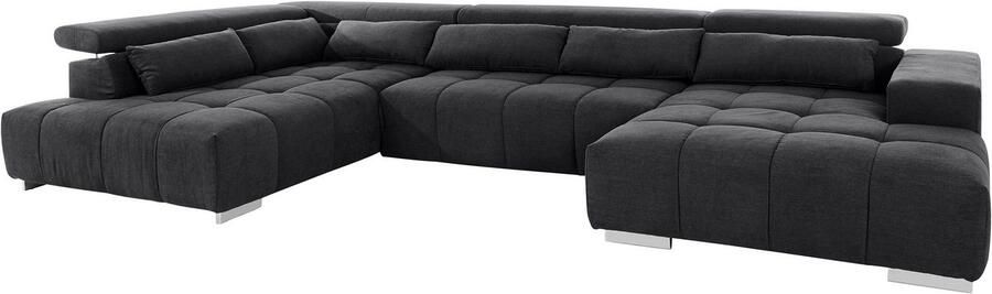 COTTA Zithoek Orion U-vorm met hoofdbordverstelling & 6 lendenkussens - Foto 7