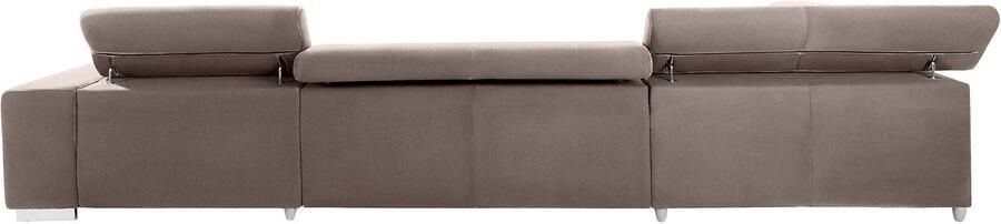 COTTA Zithoek Orion U-vorm met hoofdbordverstelling & 6 lendenkussens - Foto 9