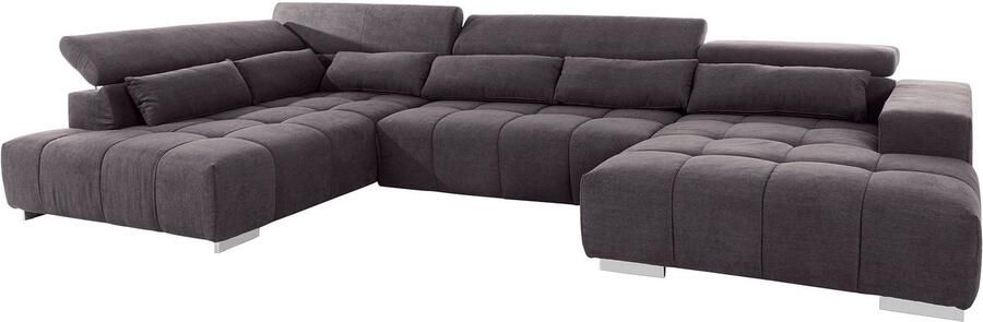 COTTA Zithoek Orion U-vorm met hoofdbordverstelling & 6 lendenkussens - Foto 7