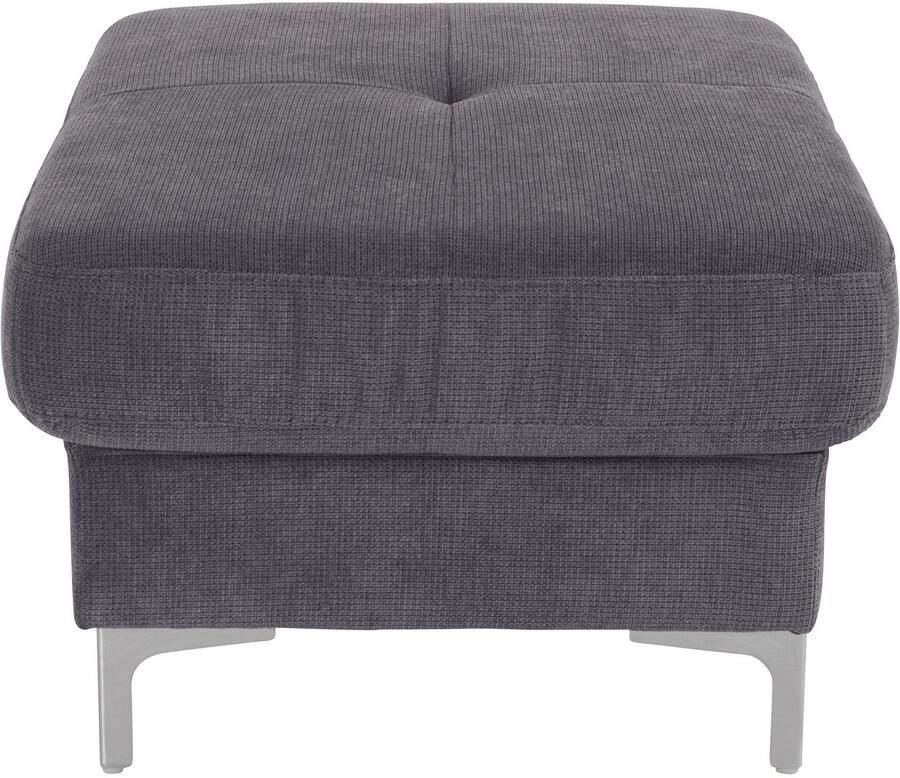 COTTA Zithoek Sammy L-vorm Set bestaande uit: hoekbank met hoofdverstelling & hocker (set) - Foto 3