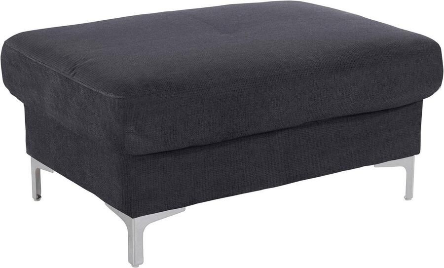 COTTA Zithoek Sammy L-vorm Set bestaande uit: hoekbank met hoofdverstelling & hocker (set) - Foto 9