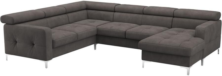 COTTA Zithoek Sammy U-vorm met verstelbaar hoofdeind naar keuze met slaapfunctie & bedkist - Foto 6