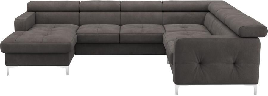 COTTA Zithoek Sammy U-vorm met verstelbaar hoofdeind naar keuze met slaapfunctie & bedkist - Foto 4