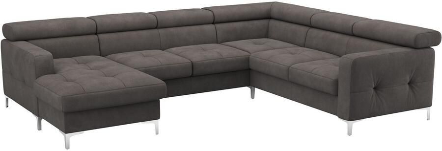 COTTA Zithoek Sammy U-vorm met verstelbaar hoofdeind naar keuze met slaapfunctie & bedkist - Foto 6