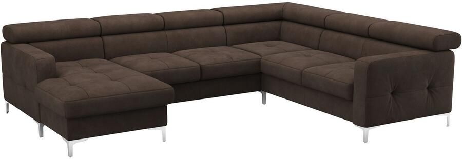 COTTA Zithoek Sammy U-vorm met verstelbaar hoofdeind naar keuze met slaapfunctie & bedkist - Foto 6