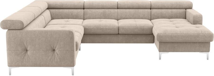 COTTA Zithoek Sammy U-vorm met verstelbaar hoofdeind naar keuze met slaapfunctie & bedkist - Foto 3