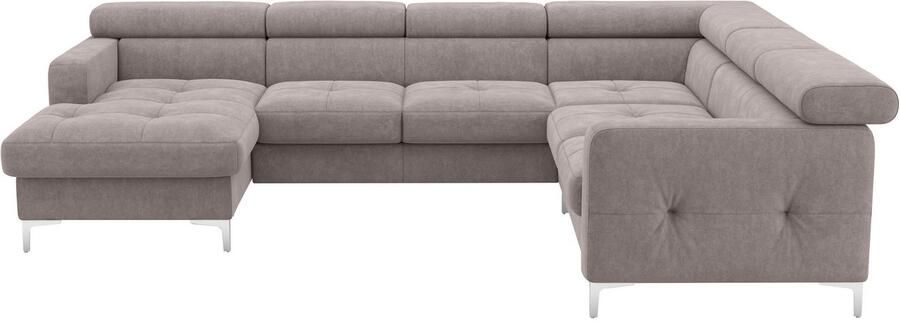 COTTA Zithoek Sammy U-vorm met verstelbaar hoofdeind naar keuze met slaapfunctie & bedkist - Foto 5