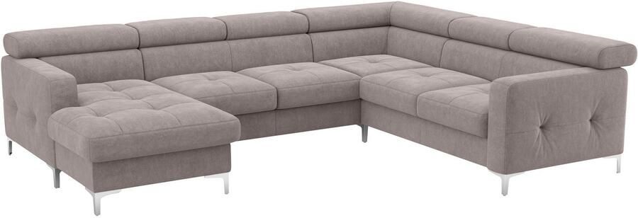 COTTA Zithoek Sammy U-vorm met verstelbaar hoofdeind naar keuze met slaapfunctie & bedkist - Foto 6