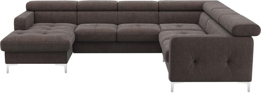 COTTA Zithoek Sammy U-vorm met verstelbaar hoofdeind naar keuze met slaapfunctie & bedkist - Foto 3