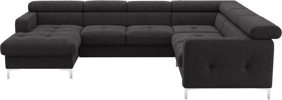 COTTA Zithoek Sammy U-vorm met verstelbaar hoofdeind naar keuze met slaapfunctie & bedkist - Foto 5