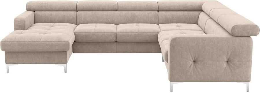 COTTA Zithoek Sammy U-vorm met verstelbaar hoofdeind naar keuze met slaapfunctie & bedkist - Foto 3