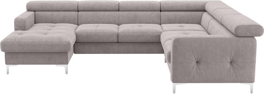 COTTA Zithoek Sammy U-vorm met verstelbaar hoofdeind naar keuze met slaapfunctie & bedkist - Foto 5