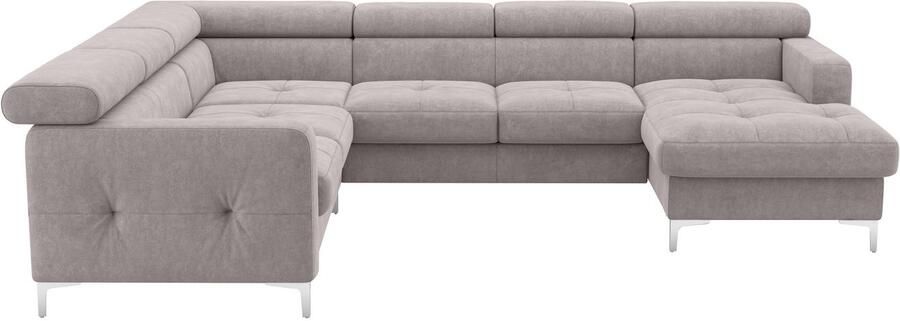 COTTA Zithoek Sammy U-vorm met verstelbaar hoofdeind naar keuze met slaapfunctie & bedkist - Foto 5