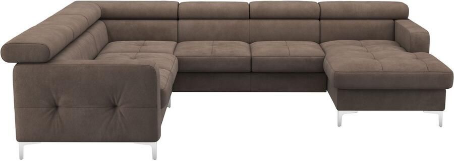 COTTA Zithoek Sammy U-vorm met verstelbaar hoofdeind naar keuze met slaapfunctie & bedkist - Foto 3