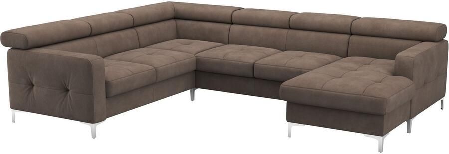 COTTA Zithoek Sammy U-vorm met verstelbaar hoofdeind naar keuze met slaapfunctie & bedkist - Foto 6