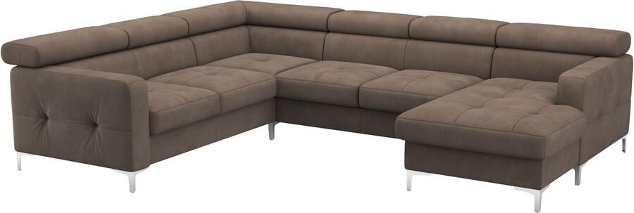 COTTA Zithoek Sammy U-vorm met verstelbaar hoofdeind naar keuze met slaapfunctie & bedkist - Foto 4