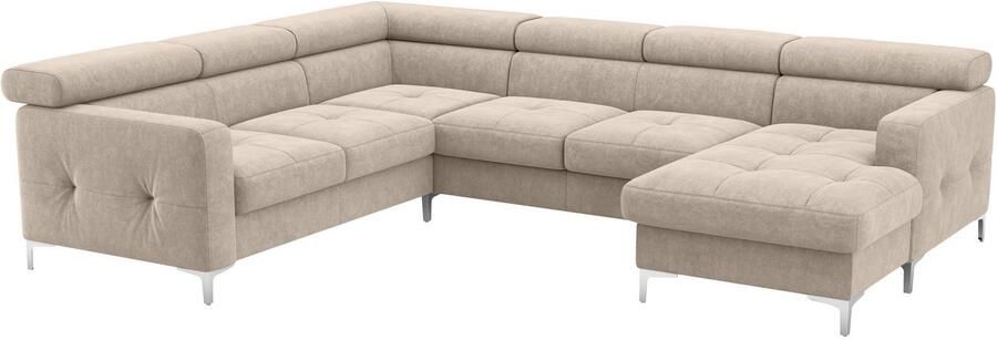 COTTA Zithoek Sammy U-vorm met verstelbaar hoofdeind naar keuze met slaapfunctie & bedkist - Foto 4