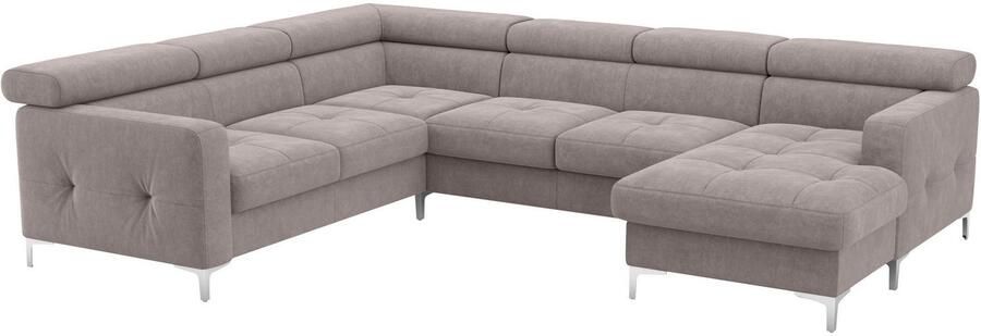 COTTA Zithoek Sammy U-vorm met verstelbaar hoofdeind naar keuze met slaapfunctie & bedkist - Foto 6