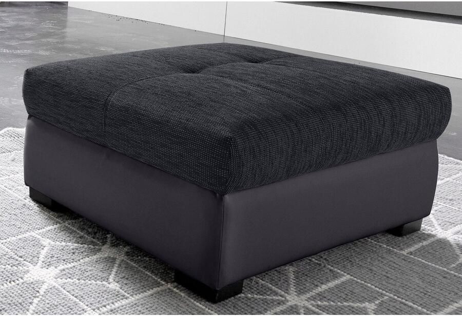 COTTA Zithoek Speedway Set bestaande uit: 2 5-zitsbank met hoofdverstelling & hocker (set) - Foto 2