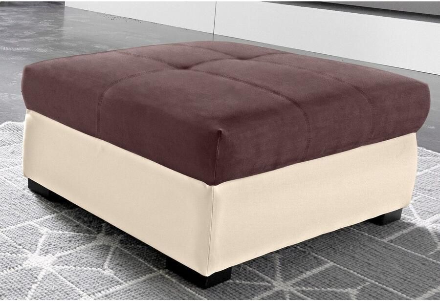 COTTA Zithoek Speedway Set bestaande uit: 2 5-zitsbank met hoofdverstelling & hocker (set) - Foto 2