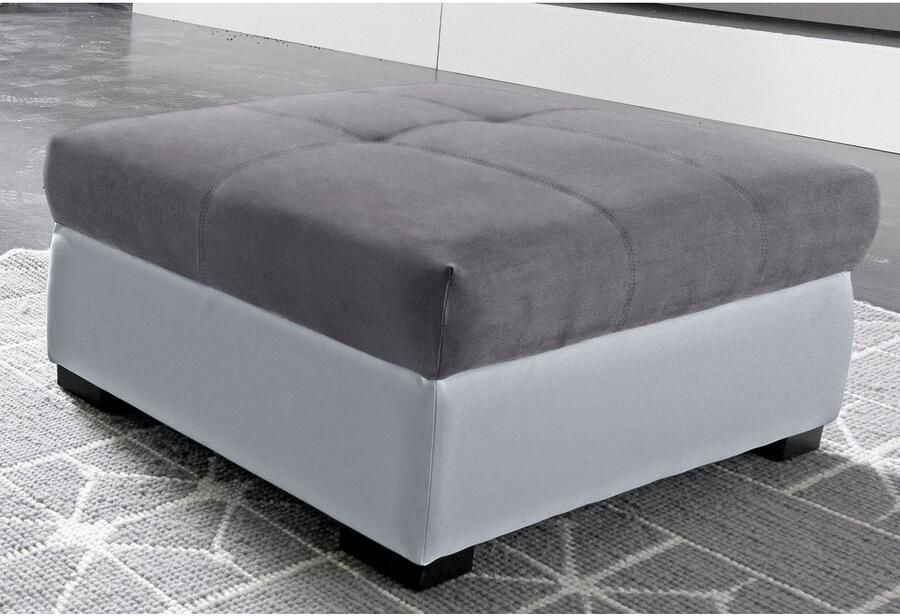 COTTA Zithoek Speedway Set bestaande uit: 2 5-zitsbank met hoofdverstelling & hocker (set) - Foto 2