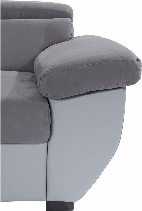 COTTA Zithoek Speedway Set bestaande uit: 2 5-zitsbank met hoofdverstelling & hocker (set) - Foto 8