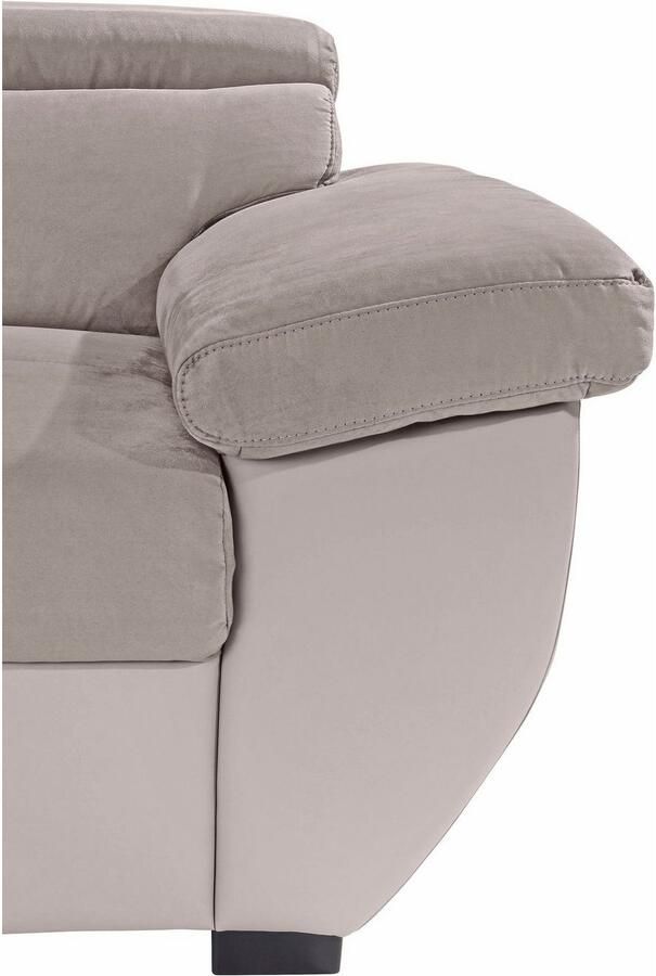 COTTA Zithoek Speedway Set bestaande uit: 2-zitsbank met hoofdverstelling & hocker (set) - Foto 6