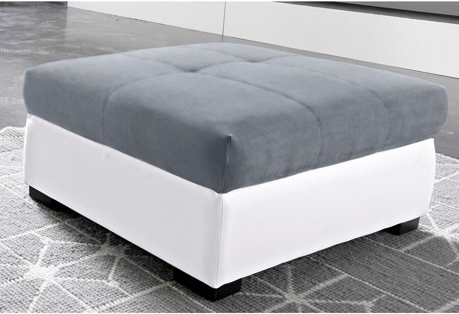 COTTA Zithoek Speedway Set bestaande uit: 2 5-zitsbank met hoofdverstelling & hocker (set) - Foto 2