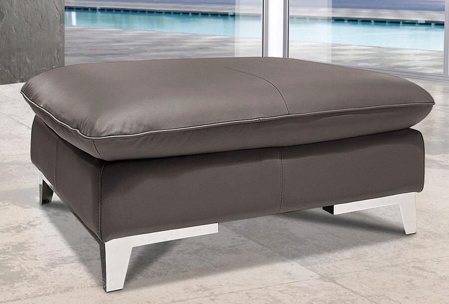 COTTA Zithoek Teresa L-vorm Set bestaande uit: hoekbank met hoofdverstelling & hocker (set)