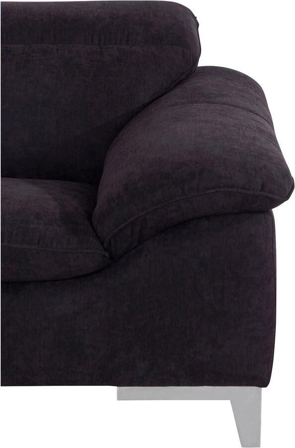 COTTA Zithoek Teresa Set bestaande uit: 3-zitsbank met hoofdverstelling & hocker (set) - Foto 2