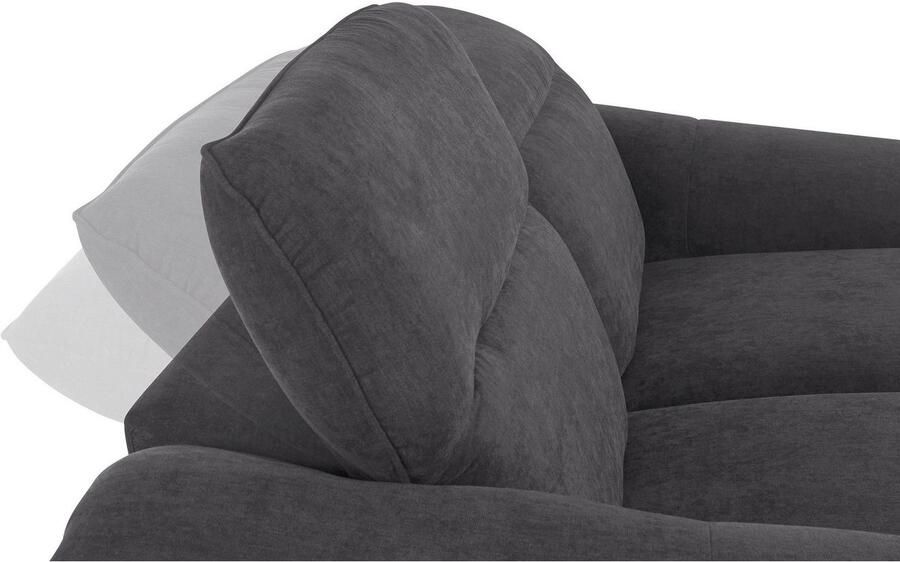 COTTA Zithoek Teresa Set bestaande uit: 2-zitsbank met hoofdverstelling & hocker (set) - Foto 2