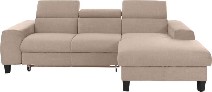 COTTA Hoekbank Morven L-vorm met hoofdeindeverstelling keuze met bedfunctie bedlade & draadloze oplader - Foto 11