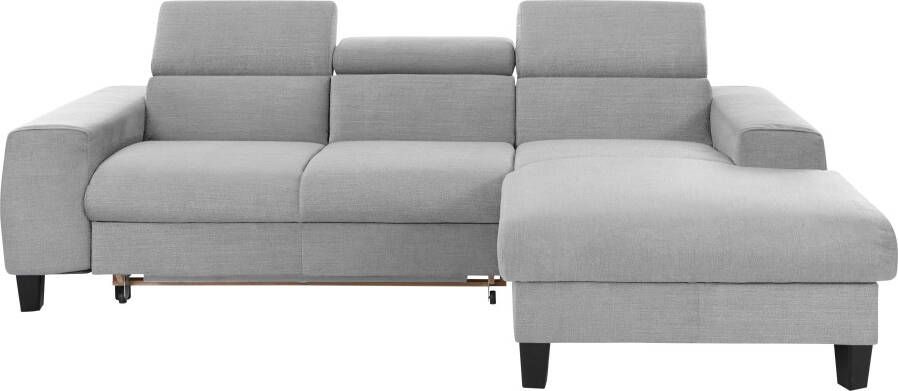 COTTA Hoekbank Morven L-vorm met hoofdeindeverstelling keuze met bedfunctie bedlade & draadloze oplader - Foto 15