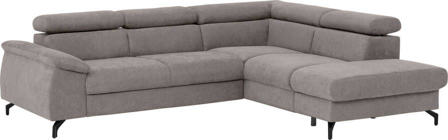 COTTA Zithoek Kitty L-vorm B: 249 resp. 100 cm (set: hoekbank & hocker) (set) - Foto 8
