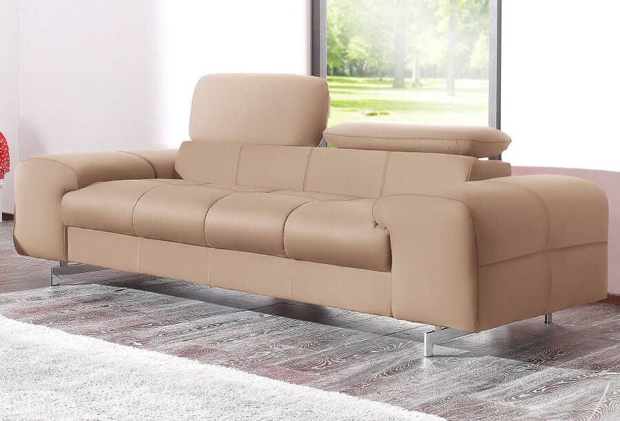 COTTA Zithoek Chef Set bestaande uit: 2-zitsbank met hoofdverstelling & hocker (set) - Foto 4