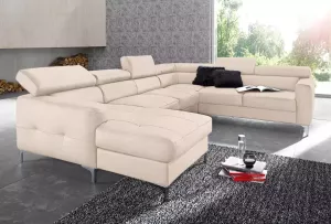 COTTA Zithoek Set: bestaand uit zithoek en hocker naar keuze met slaapfunctie (set)