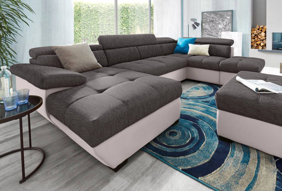 COTTA Zithoek Speedway U-vorm naar keuze met slaapfunctie en bedkist - Foto 6